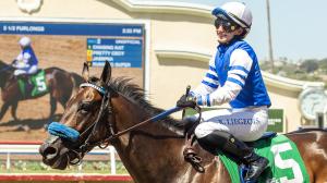 Roxane Liegeois, Chasing Kat, Dubai, France, Southern California, Del Mar, horse racing, America's Best Racing, ABR
